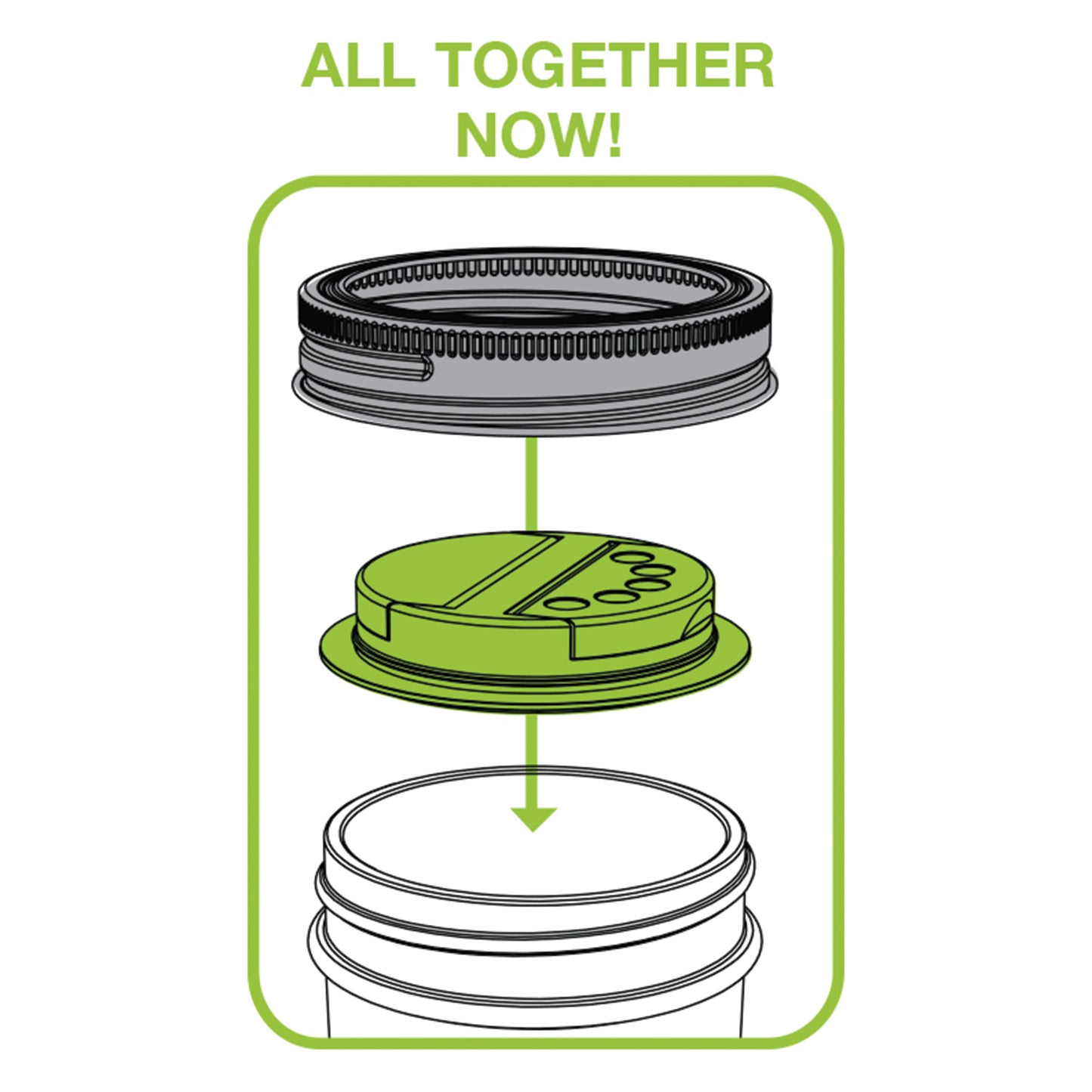 Mason Jar Spice Lid