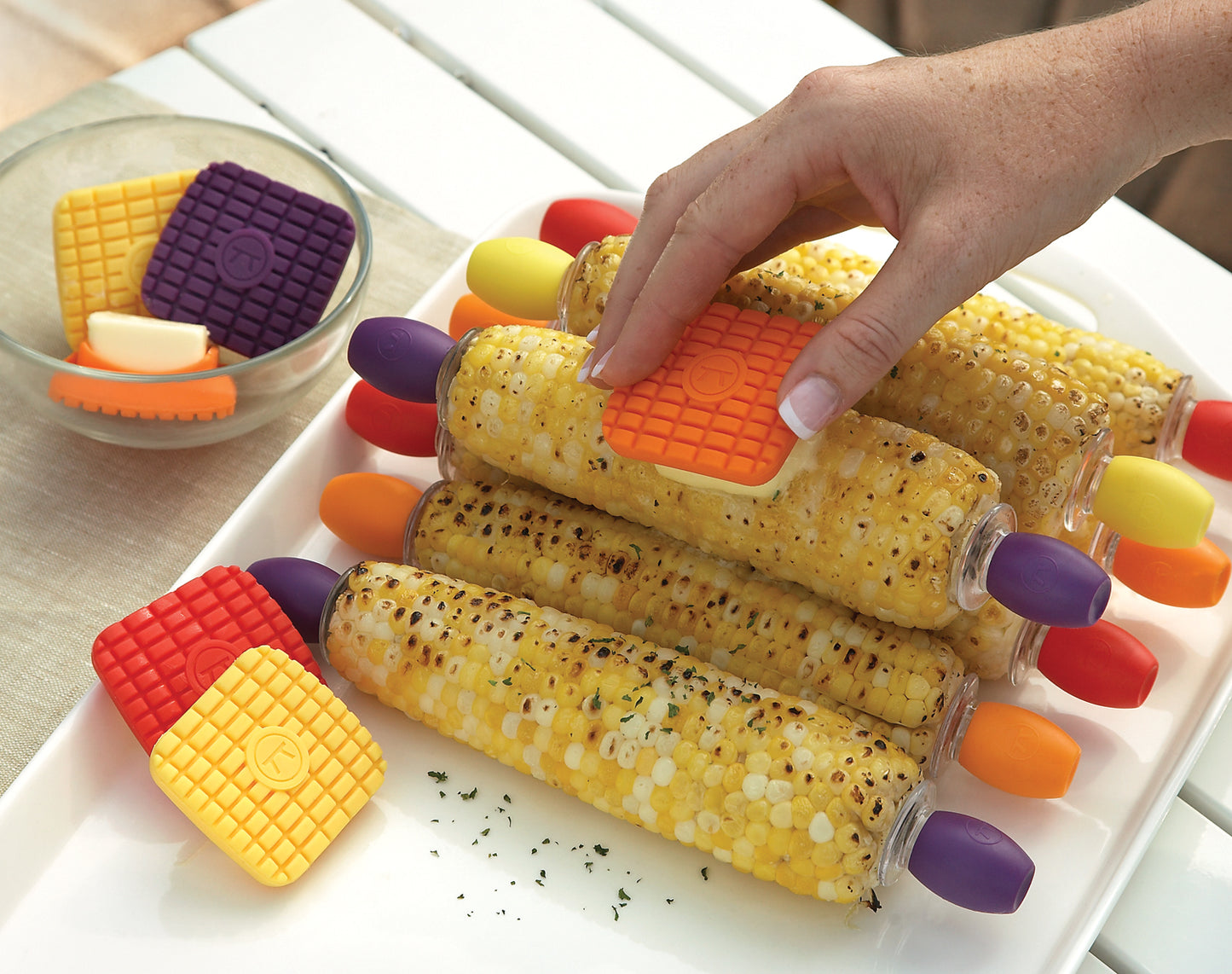 BUTTER SPREADER BUTTONS, SET OF 4