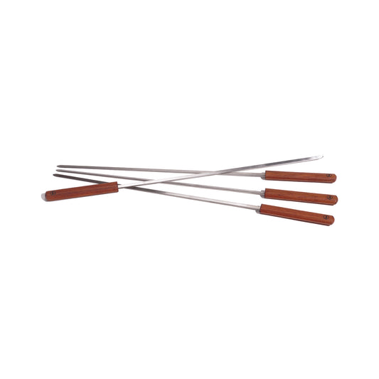 Barbeque Skewers, Stainless Steel Set of 4
